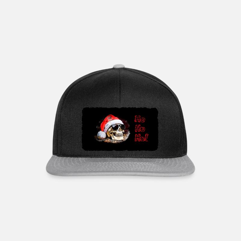 HoHoHo - Snapback Cap - Schwarz/Grau