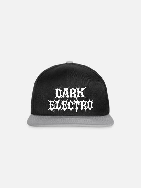 Dunkler Elektro - Snapback Cap - Schwarz/Grau