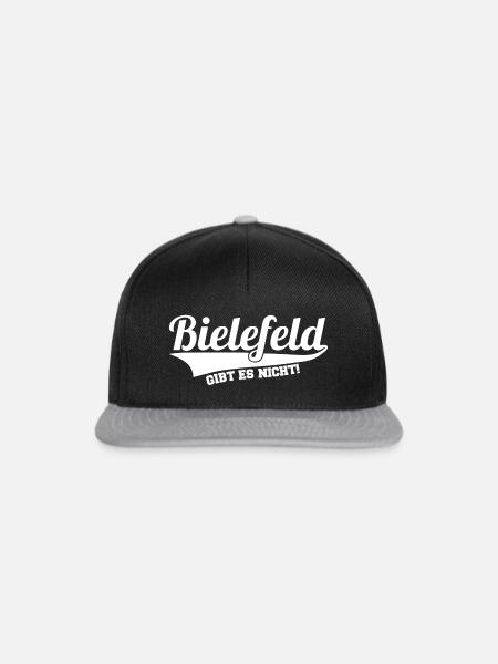 Bielefeld - Snapback Cap - Schwarz/Grau
