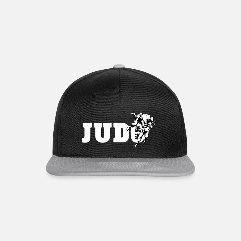 Judo - Snapback Cap - Schwarz/Grau