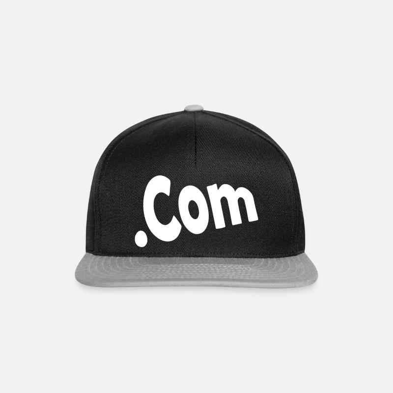 USA Code internet du pays - Casquette snapback - noir/gris