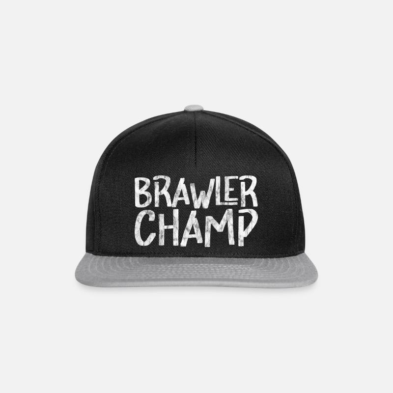 Brawler Champ 3 - Snapback Cap - Schwarz/Grau