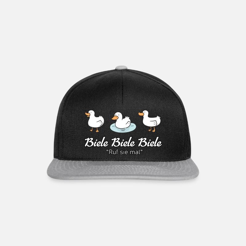 Biele Biele Biele - Ruf sie mal - Snapback Cap - Schwarz/Grau