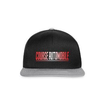 COURSE AUTOMOBILE CADEAU SPORT SUISSE - Casquette snapback - noir/gris - Devant