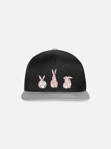 Bunnys - Snapback Cap - Schwarz/Grau