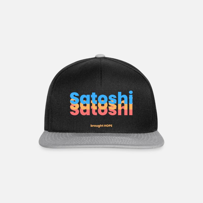 Satoshi 3 - Casquette snapback - noir/gris