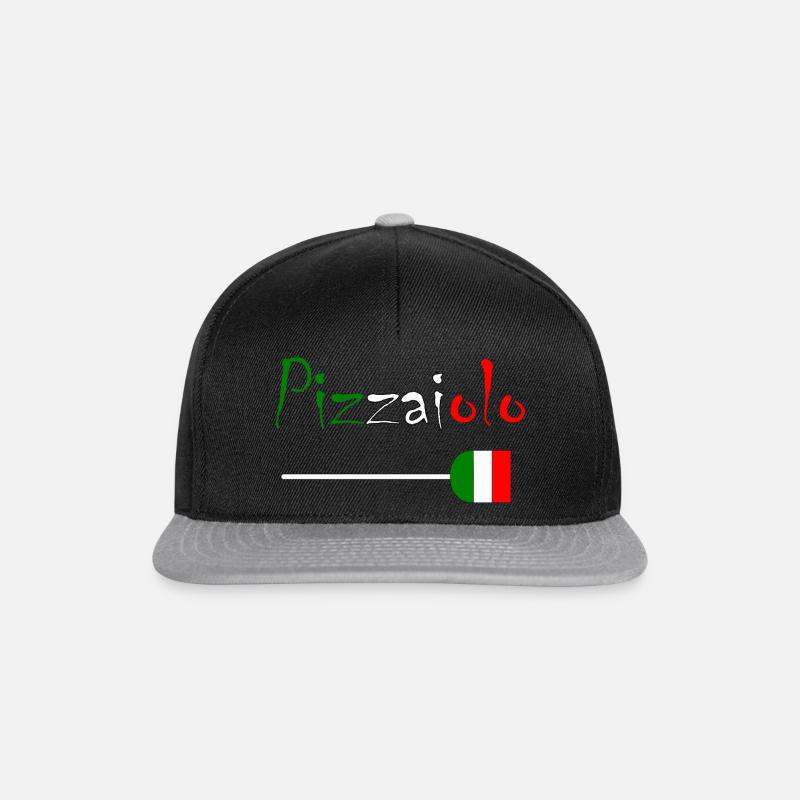 Pizzaiolo - Snapback Cap - Schwarz/Grau