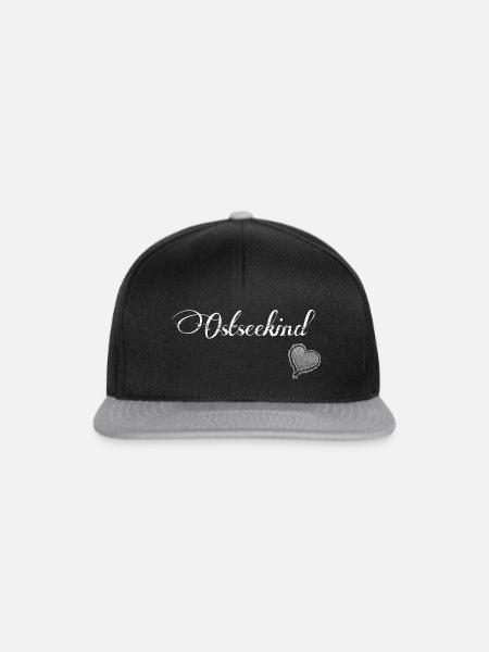 Ostseeliebe - Snapback Cap - Schwarz/Grau