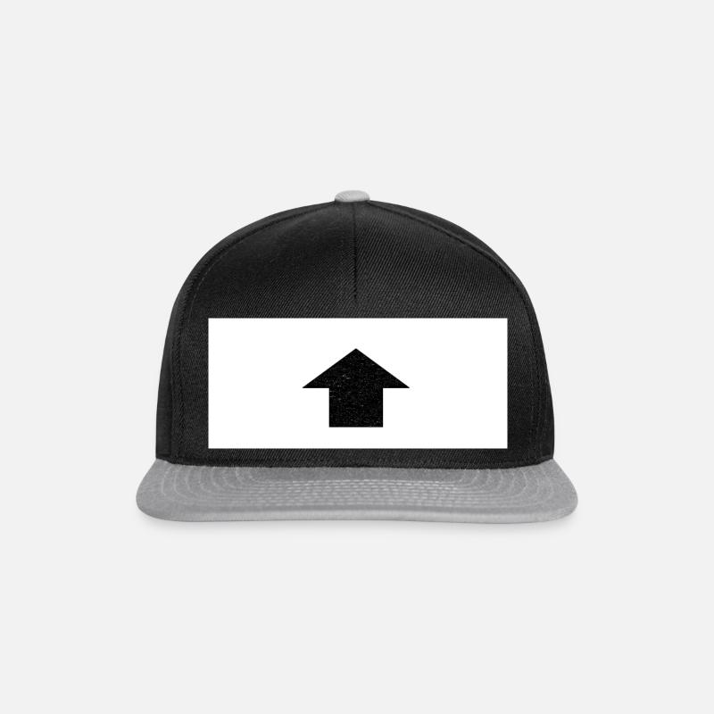 B&W - Snapback Cap - Schwarz/Grau