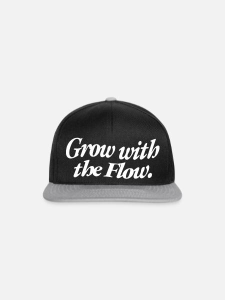 Grow Flow - Snapback Cap - Schwarz/Grau