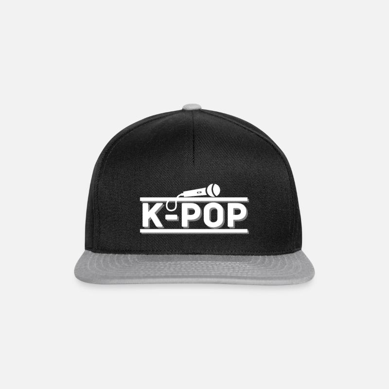 K-POP. k-pop gift - Snapback Cap - black/grey