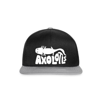 axolotl - Casquette snapback - noir/gris - Devant