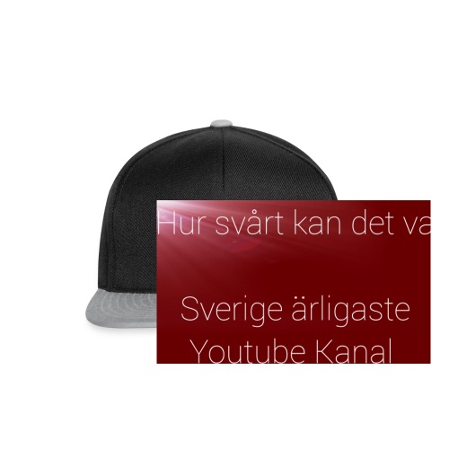 Sveriges Ärligaste Youtube Kanal - Snapbackkeps