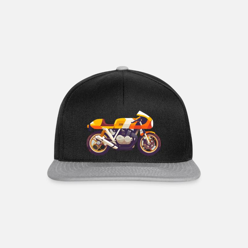 Vector Bike - Snapback Cap - black/grey