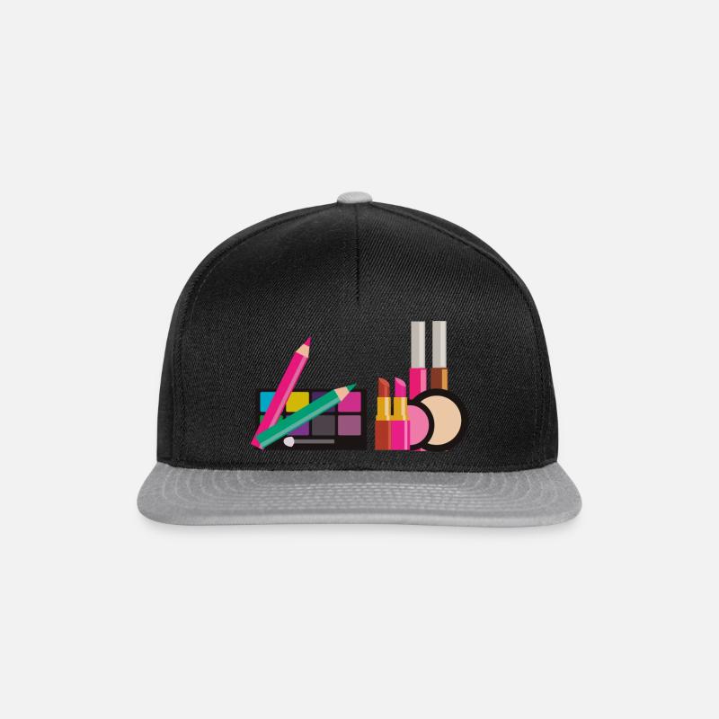 SCHMINKE - Snapback Cap - Schwarz/Grau