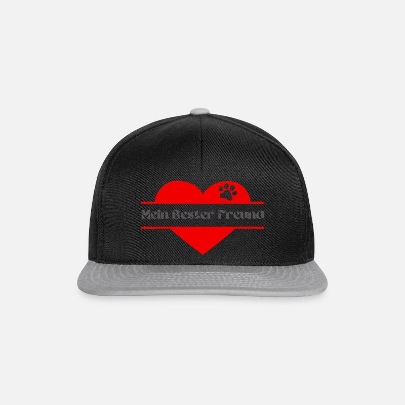 Mein Bester Freund - Snapback Cap - Schwarz/Grau