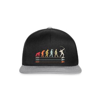 Development of man archery - Snapback Cap - black/grey - Front