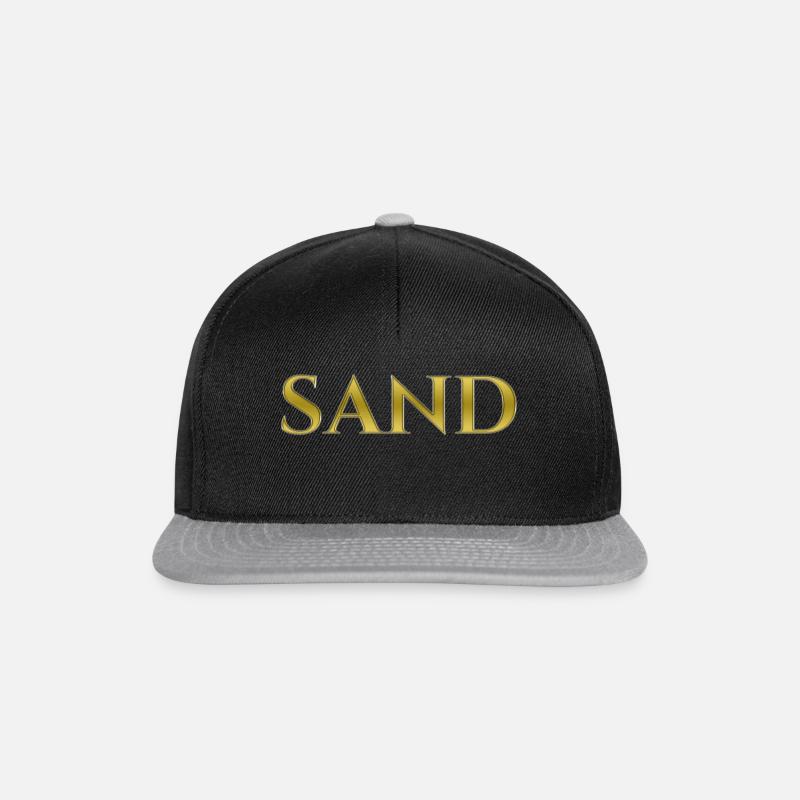 Sand - Snapback Cap - Schwarz/Grau