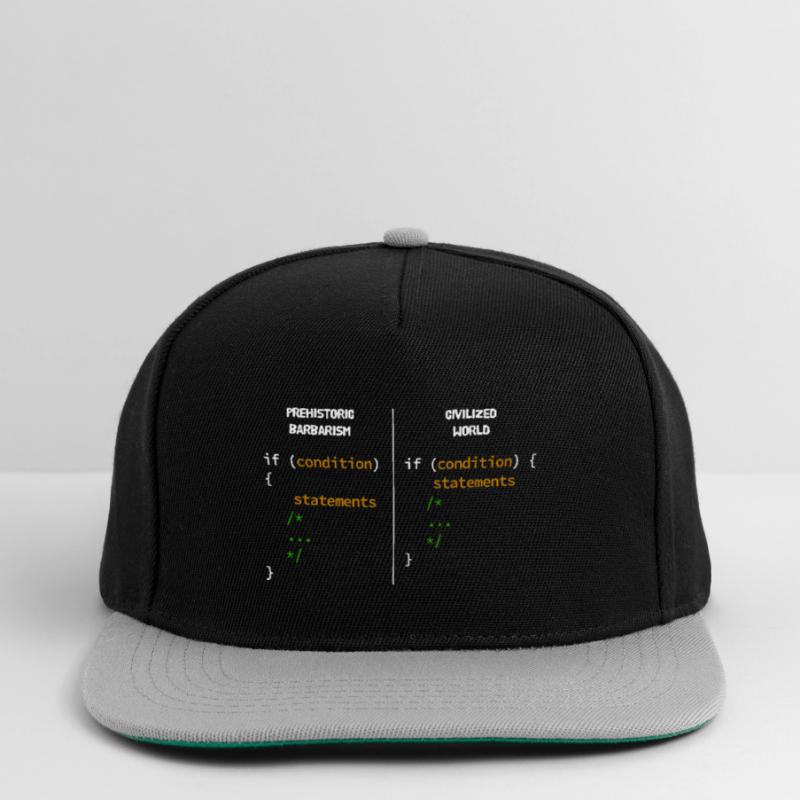 Web und CSS Programmierer Developer Coding Code De Snapback Cap