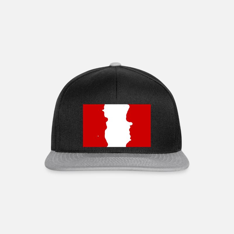 Peru - Snapback Cap - Schwarz/Grau