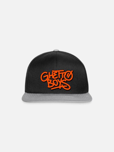Ghetto boys - Snapback Cap - black/grey
