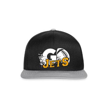 Go Jets - Snapback Cap - Schwarz/Grau - Vorne
