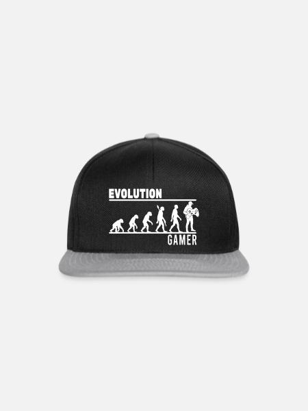 evolution gamer - Snapback Cap - Schwarz/Grau