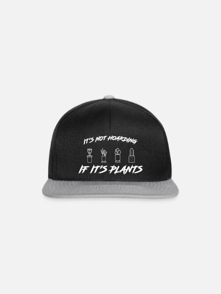 Botaniker - Snapback Cap - Schwarz/Grau