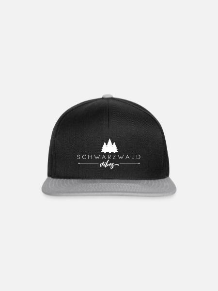 Schwarzwald-Vibes - Snapback Cap - Schwarz/Grau