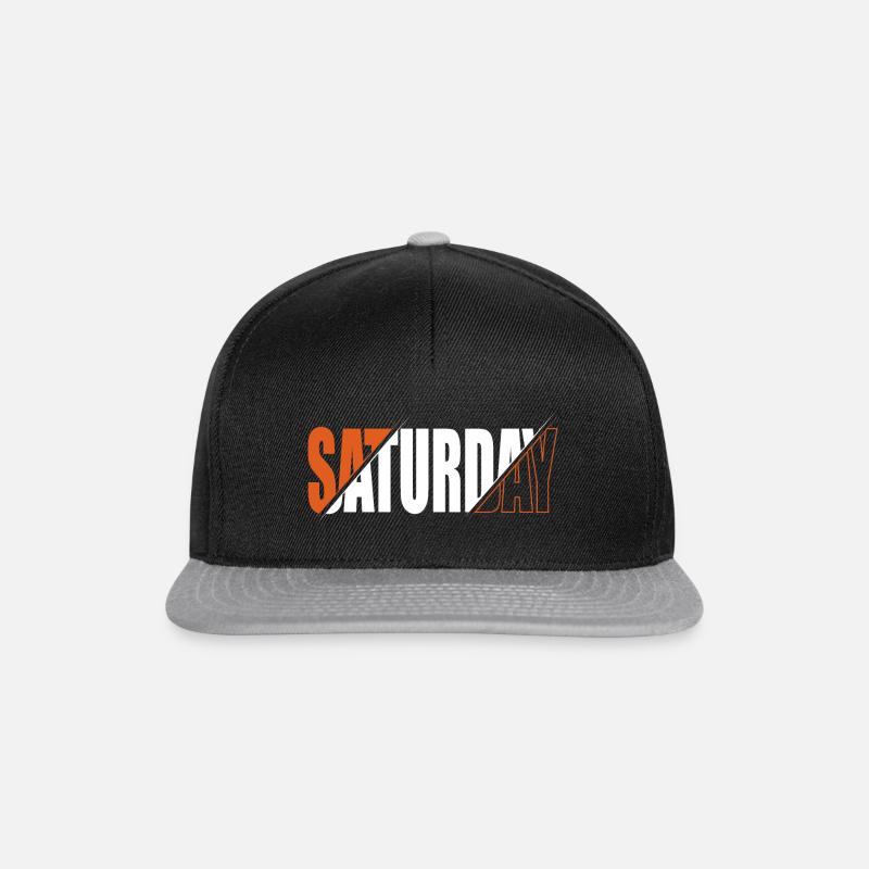 Samstag, Sonntag - Snapback Cap - Schwarz/Grau