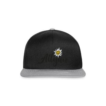 Allgäu - Snapback Cap - Schwarz/Grau - Vorne
