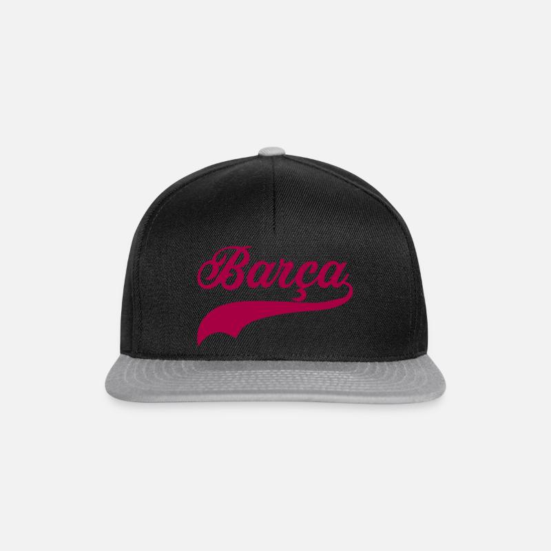 barca swoosh - Snapback Cap - Schwarz/Grau