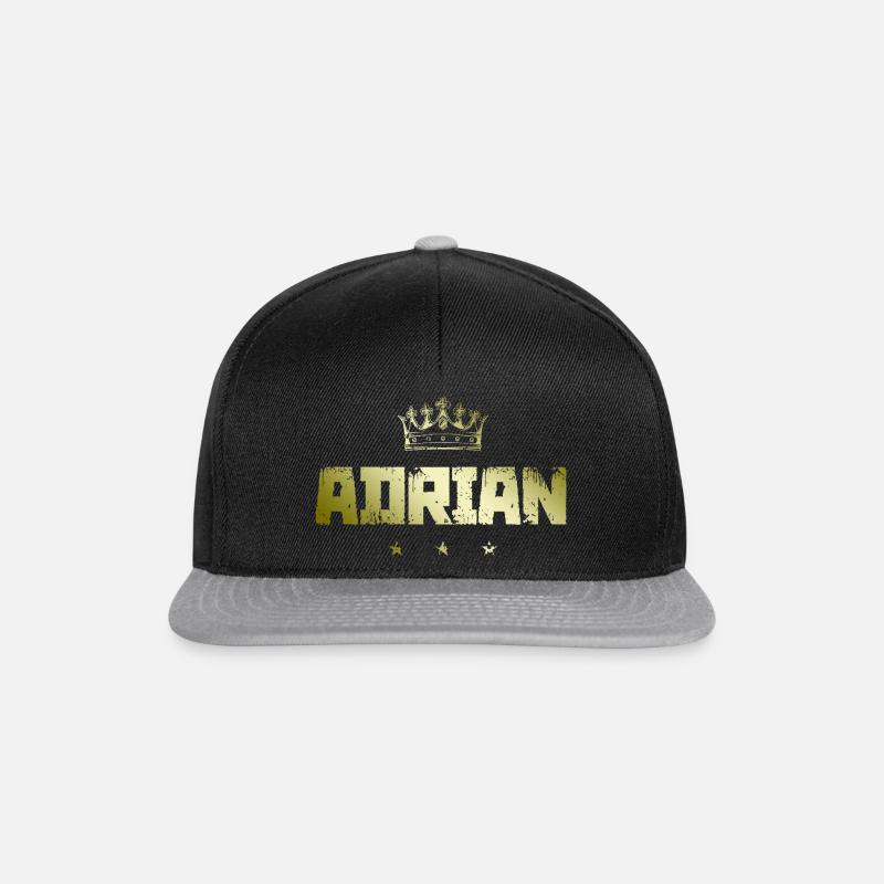 Adrian - Snapback Cap - Schwarz/Grau