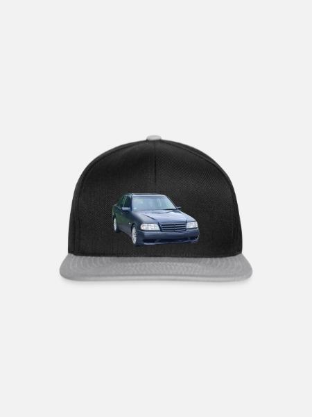 Dunkle Limousine Silhouette - Snapback Cap - Schwarz/Grau