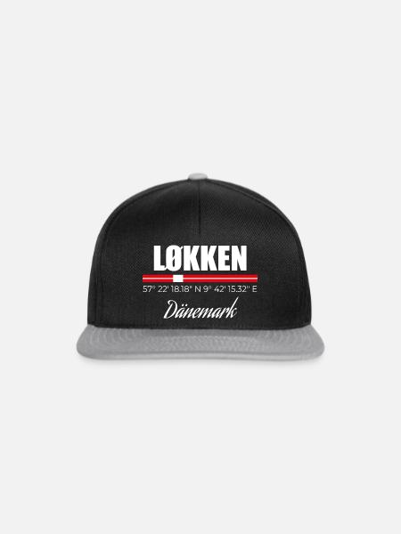 Løkken - Snapback Cap - Schwarz/Grau