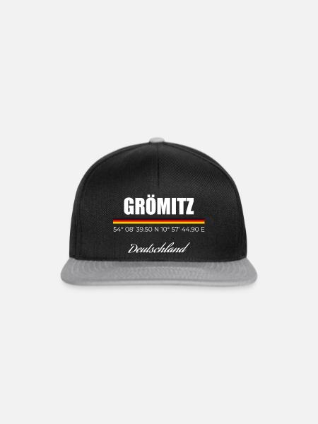 Grömitz - Snapback Cap - Schwarz/Grau