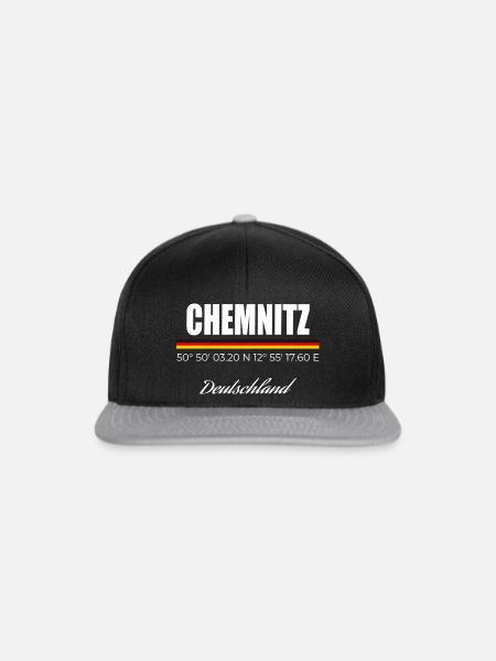 Chemnitz - Snapback Cap - Schwarz/Grau