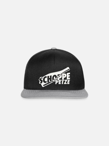 Schoppe-petze - Snapback Cap - Schwarz/Grau