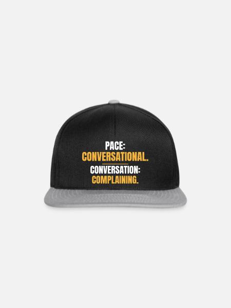 Tempo Conversational Conversation Beschwerden - Snapback Cap - Schwarz/Grau