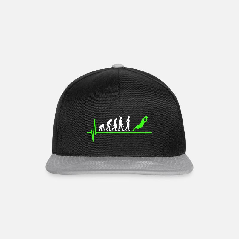 Torwart Fußball - Snapback Cap - Schwarz/Grau