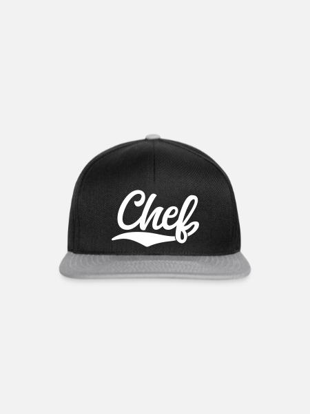 Chef - Snapback Cap - Schwarz/Grau
