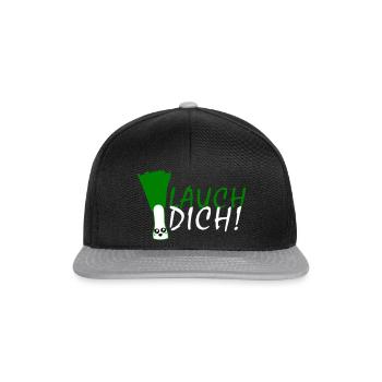 Lauch Dich! - Snapback Cap - Schwarz/Grau - Vorne
