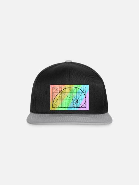 Goldener Schnitt - Snapback Cap - Schwarz/Grau