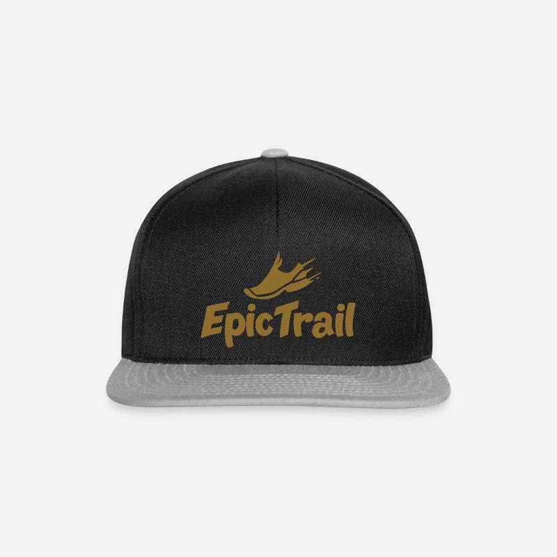 Epictrail - Casquette snapback - noir/gris
