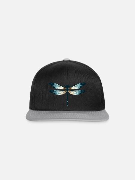 Libelle - Snapback Cap - Schwarz/Grau