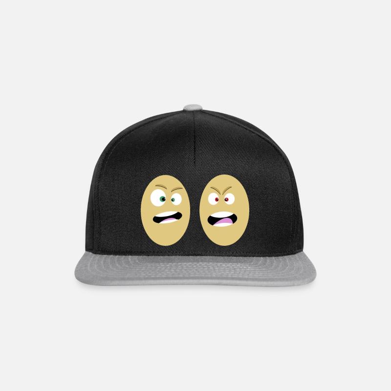 Eier - Snapback Cap - Schwarz/Grau