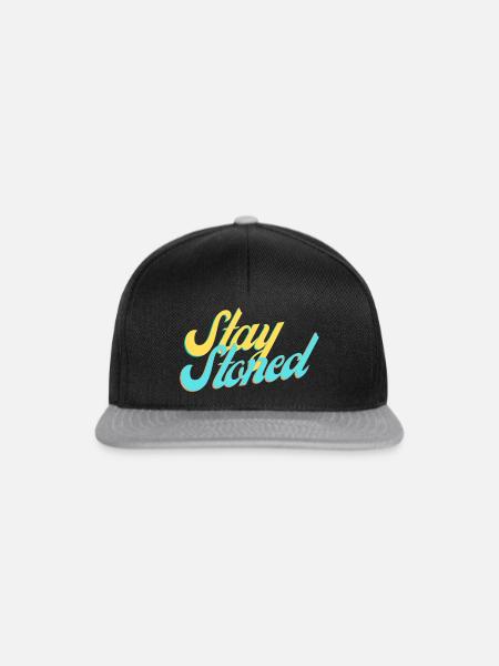 Stay Stoned - Snapback Cap - Schwarz/Grau