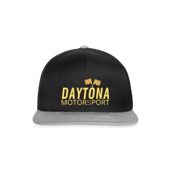 Daytona Motorsport racing gift - Snapback Cap - black/grey - Front