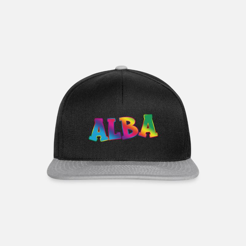 Alba - Snapback Cap - Schwarz/Grau