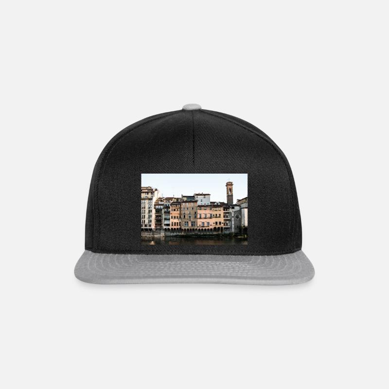 Florence - Snapback Cap - Schwarz/Grau